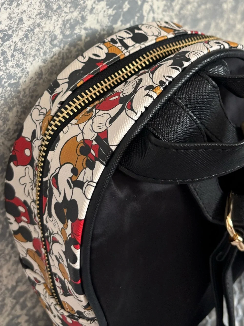 Disney Mickey Mouse Pattern Mini Backpack - Multi - Picture 3 of 3
